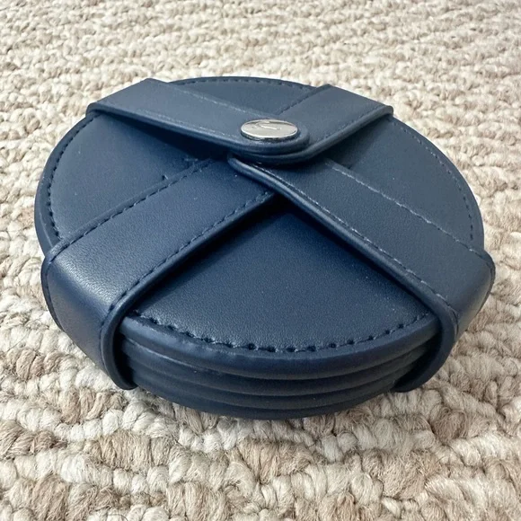 J. Crew leather catchall and coaster set - Picture 2 of 8